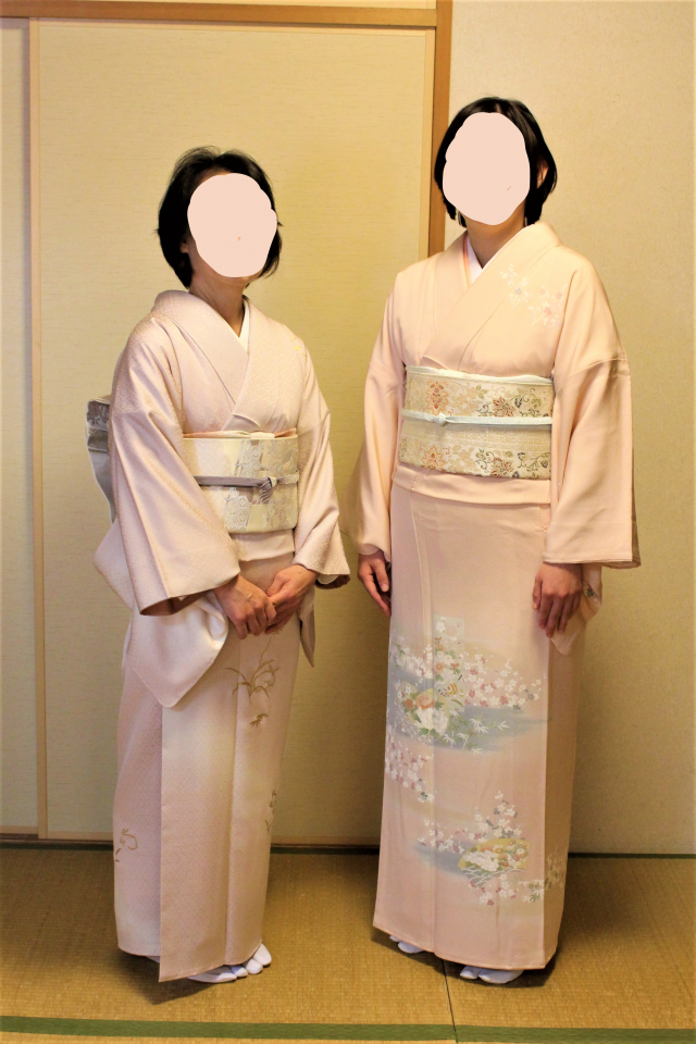 芦屋での出張着付けです