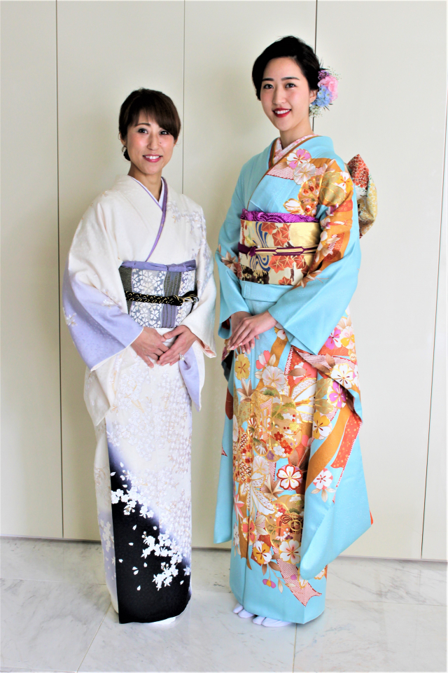 粋美の西宮での出張着付けです